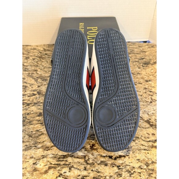 Polo Ralph Lauren Quilton Bear  Junior White/Navy/Red Size 7 US - Picture 9 of 9